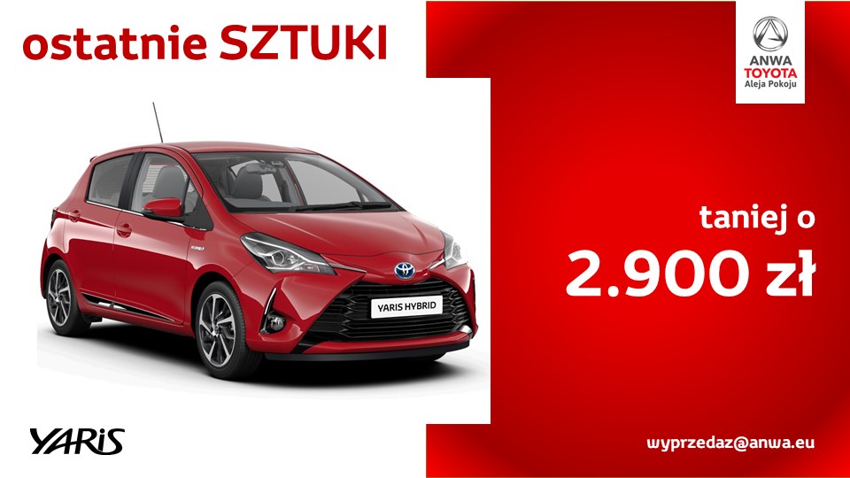 ANWA TOYOTA AL POKOJU ANWA TOYOTA AL POKOJU Wyprzedaż